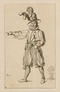 Jean le Grott z Lucerny, gwardzista papieża, 1613