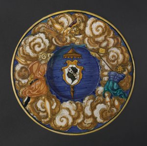 Talerz z herbem rodziny Pucci, 1532.