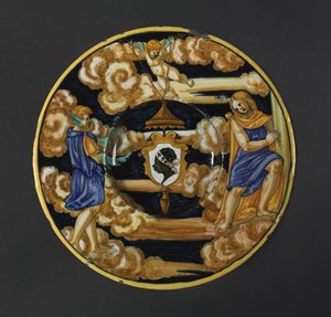 Talerz z herbem rodziny Pucci, 1532.