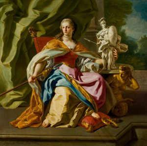 Alegoria szlachty zakonu maltańskiego, 1747.