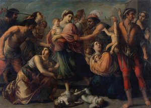 Rzeź niewiniątek autorstwa Francesco de Rosa