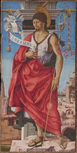 Poliptyk Griffoni: Św. Jan Chrzciciel, ok. 1472-1473. autorstwa Francesco del Cossa