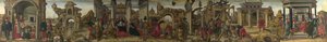 Sceny z życia św. Wincentego Ferrera, ok. 1450-1475. autorstwa Francesco del Cossa,