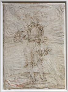Atlas, ok. 1472-74 (pióro na pergaminie) autorstwa Francesco di Giorgio Martini