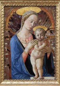 Dziewica z Dzieciątkiem, obraz Francesco di Stefano, znany jako Pesellino (ok. 1422-1457). Fotografia, KIM Youngtae, Lyon, Musee des Beaux Arts de Lyon.