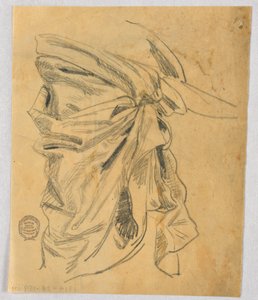 Studium draperii autorstwa Francis Augustus Lathrop