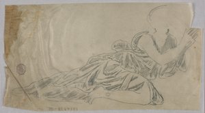 Studium draperii autorstwa Francis Augustus Lathrop