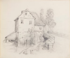 Młyn nad strumieniem autorstwa Francis Augustus Lathrop