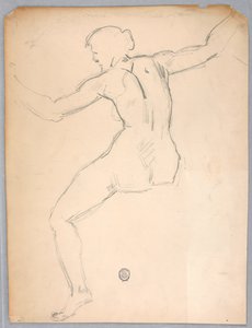 Szkic do „Nocy” autorstwa Francis Augustus Lathrop
