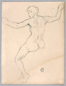 Szkic do „Nocy” autorstwa Francis Augustus Lathrop