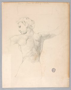 Szkic do „Nocy” autorstwa Francis Augustus Lathrop