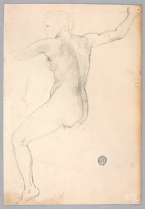 Szkic do „Nocy” autorstwa Francis Augustus Lathrop