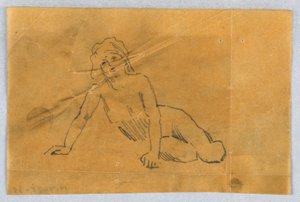 Szkic do Putto autorstwa Francis Augustus Lathrop