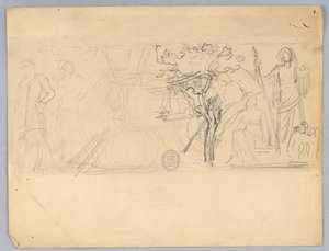 Szkic do fototapety autorstwa Francis Augustus Lathrop