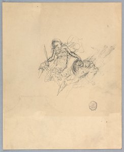 Szkic Fortuny autorstwa Francis Augustus Lathrop