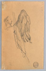 Szkic Anioła autorstwa Francis Augustus Lathrop