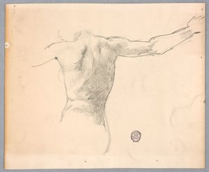 Studium dla „Diany i jej opiekunów wśród konstelacji” autorstwa Francis Augustus Lathrop
