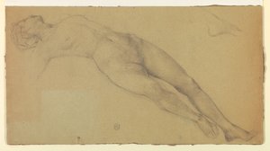 Studium dla „Diany i jej opiekunów wśród konstelacji” autorstwa Francis Augustus Lathrop