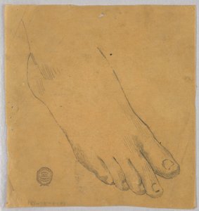 Badanie prawej stopy autorstwa Francis Augustus Lathrop
