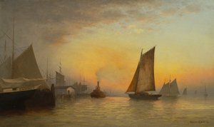 Port w Nowym Jorku, Nowy Jork, 1880