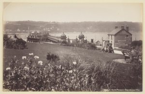 Bangor, Garth Pleasure Grounds i Pier autorstwa Francis Bedford