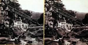 Bettws-y-Coed, Most Górnika (zdjęcie) autorstwa Francis Bedford