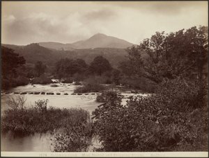 Bettws-y-Coed. Moel Siabod i kamienie przeprawowe autorstwa Francis Bedford