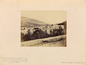 Nablûs - Ogólny widok na miasto autorstwa Francis Bedford