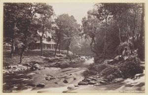 Watersmeet, Chata i Strumienie autorstwa Francis Bedford