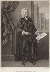 Portret Jonathana Swifta autorstwa Francis Bindon