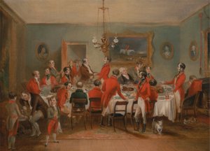 Sala kawalerska: śniadanie polowania autorstwa Francis Calcraft Turner
