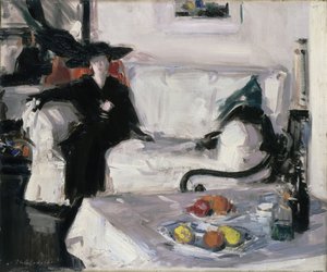 Wnętrze z figurą autorstwa Francis Campbell Boileau Cadell