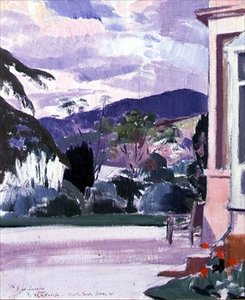 Myrtle Park Cove, Argyll (olej na panelu) autorstwa Francis Campbell Boileau Cadell