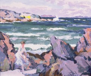 Północny Wiatr, Iona (Kąpiąca się) autorstwa Francis Campbell Boileau Cadell