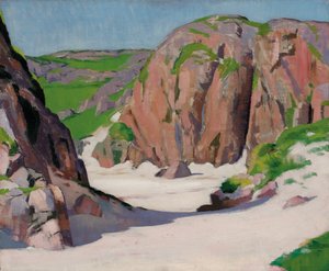 Port Bhan, Iona, ok. 1922 (olej na płótnie)