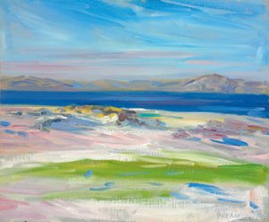 Widok białych piasków, Iona autorstwa Francis Campbell Boileau Cadell