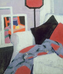 Biała Sofa, 7 Ainslie Place, ok. 1915 autorstwa Francis Campbell Boileau Cadell