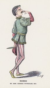 Romeo, Rt Hon George Wyndham (kolor lito) autorstwa Francis Carruthers Gould