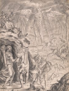 Dido e Aeneas se abrigando em um Cavepolish