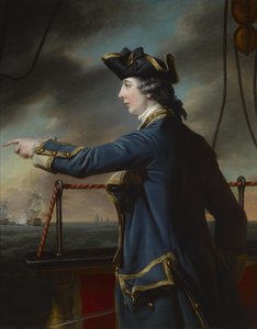 Portret kapitana Edwarda Knowlesa, R.N. (1742-1762) autorstwa Francis Cotes