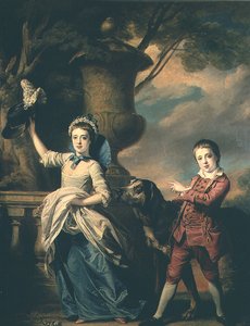 Dzieci Sir Edwarda i Damy Ann Astley, 1767 autorstwa Francis Cotes