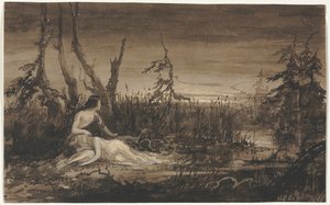 Postacie w krajobrazie. autorstwa Francis Danby