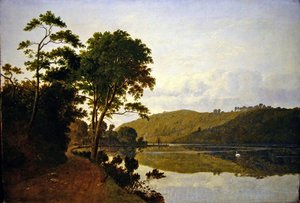 Rzeka Avon (olej na płótnie) autorstwa Francis Danby