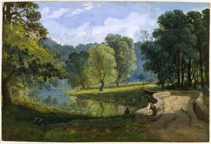 The Frome w Stapleton, ok. 1823 (akwarela i farba do ciała na papierze) autorstwa Francis Danby