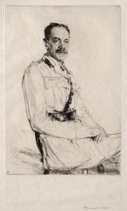 Generał dywizji Sir John Edward Cooper autorstwa Francis Dodd