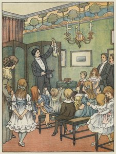 Londyn: The Party (kolorowa litografia) autorstwa Francis Donkin Bedford