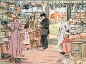 Sklep wielobranżowy, 1899. Z Księgi sklepów, 1899