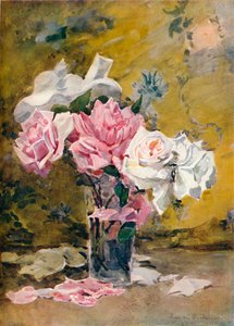 „Róże i brokat”, XIX w. autorstwa Francis Edward James