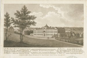 Manufaktura Soho: grawerowanie punktowe brązowym tuszem i [ok. 1800]