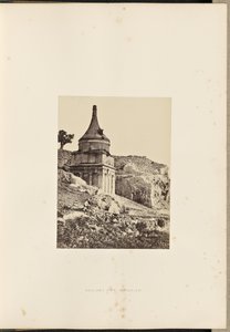 Grób Absaloma, Jerozolima autorstwa Francis Frith